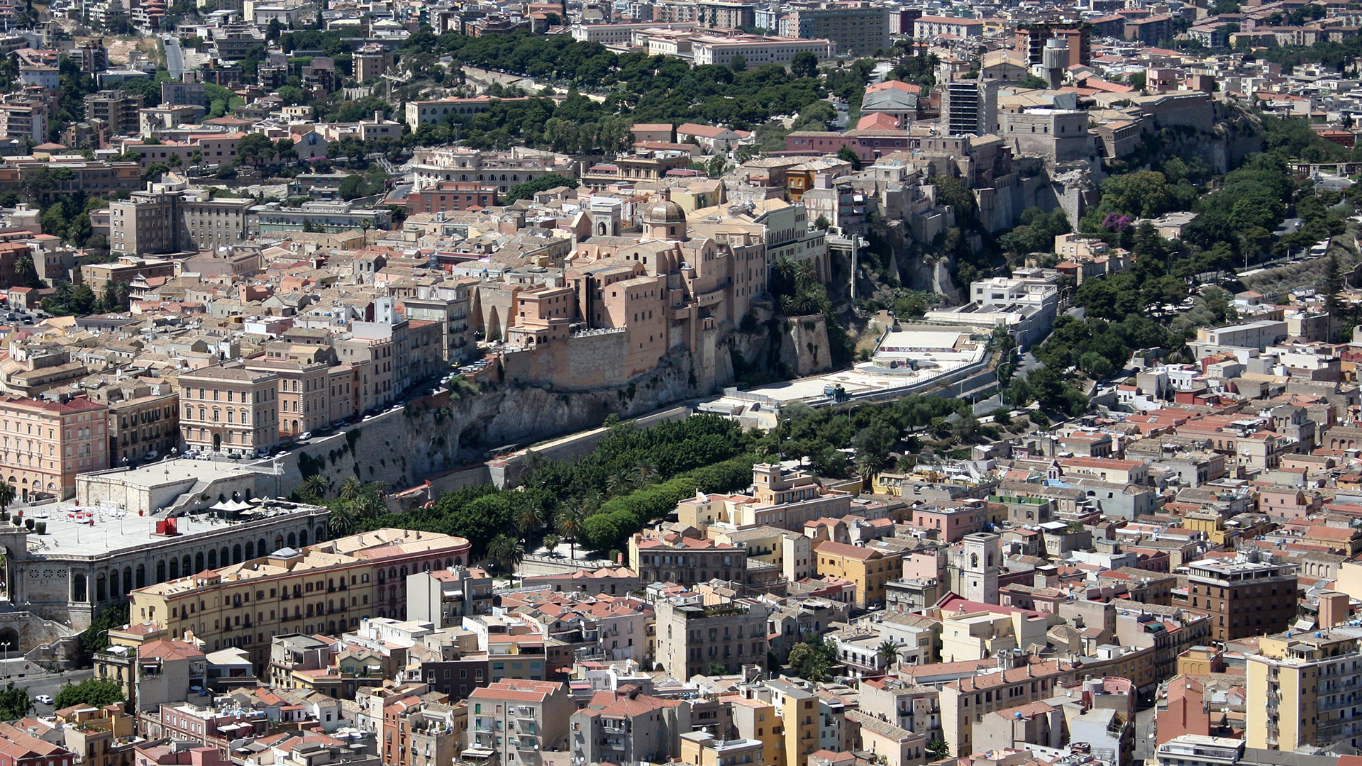 Cagliari dal cielo